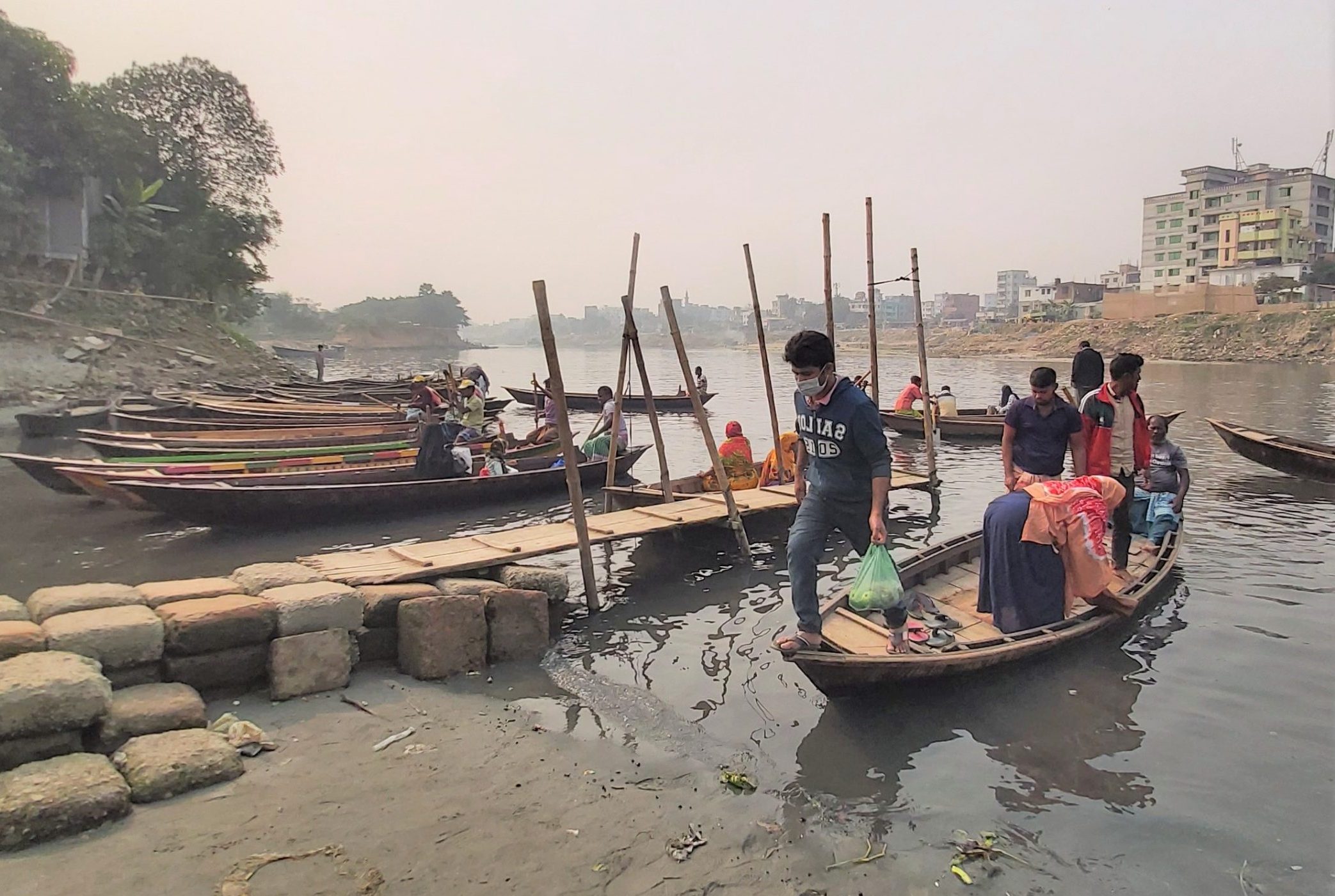 Bridge across Turag River still remains a distant dream for Kaundia residents Bridge across Turag River still remains a distant dream for Kaundia residents