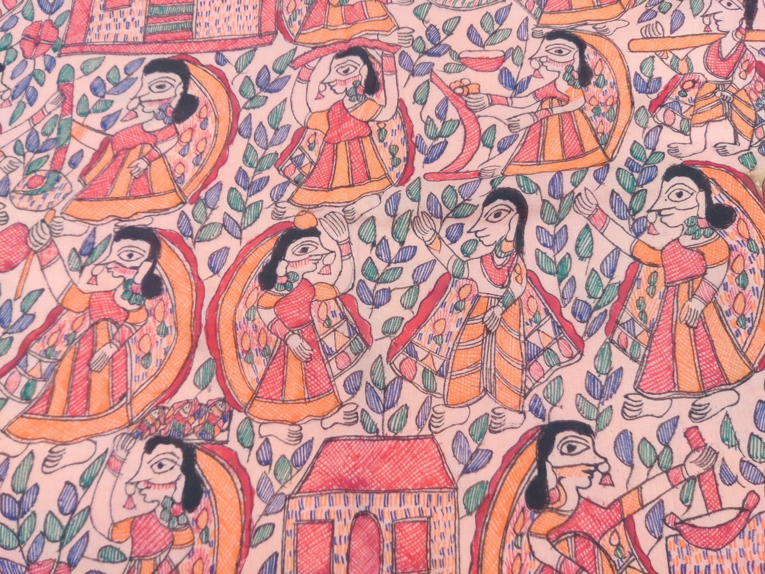 Mithila Painting: the art of freehand painting Mithila Painting: the art of freehand painting